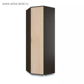 Шкаф угловой Карина, 420x700x2100, Венге/дуб млечный