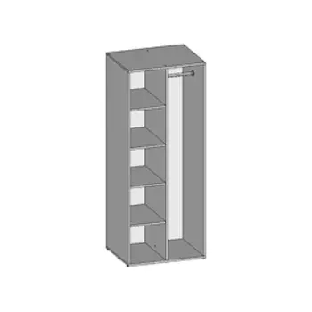 Шкаф универсальный НШ-20, 760х600х1890 мм, яблоня локарно