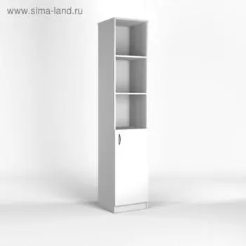 Шкаф узкий 400*400*1980 Белый
