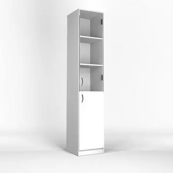 Шкаф узкий 400*400*1980 Белый