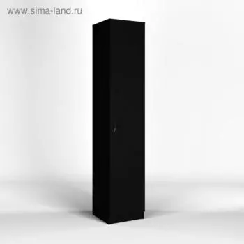 Шкаф узкий 400*400*1980 Черный