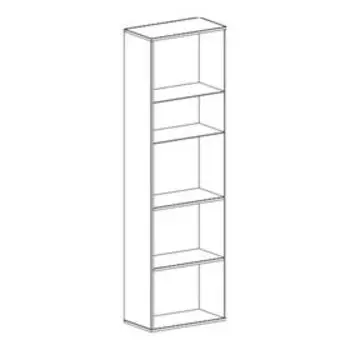 Шкаф-витрина «Кёльн» 1960 Дуб Сонома