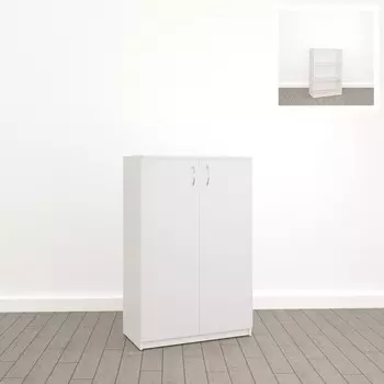 Шкаф закрытый, 800х400х1220, Белый