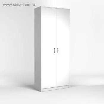 Шкаф закрытый, 800х400х1980, Белый
