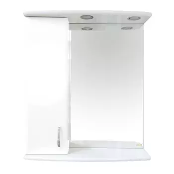 Шкаф-зеркало АСТРА -60 лев. (свет)