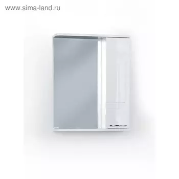 Шкаф-зеркало Аттика правый 55