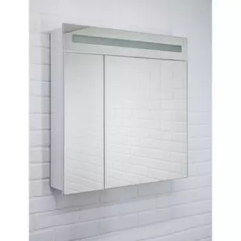 Зеркало шкаф для ванной комнаты Домино Аврора 70, с подсветкой LED