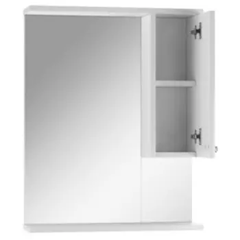 Зеркало шкаф для ванной комнаты Домино Лайт Блик 55, правый