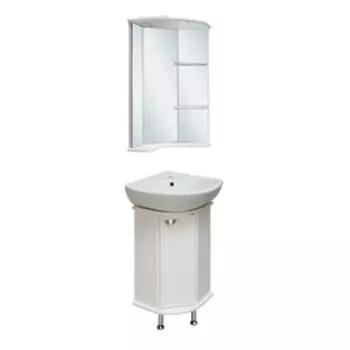 Шкаф-зеркало "Браво 40" угловой