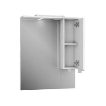 Шкаф-зеркало "Брента" 65, белое