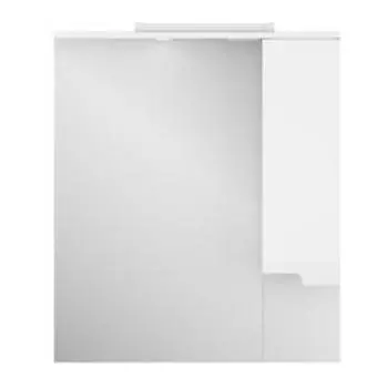 Шкаф-зеркало "Брента" 70, белое