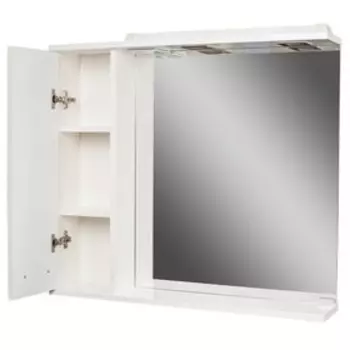 Шкаф-зеркало Cube 65 Эл. левый Домино