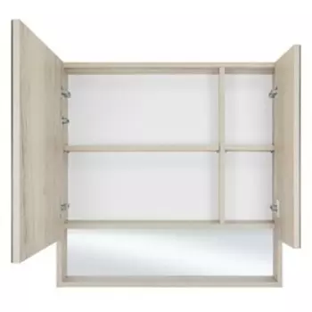 Шкаф-зеркало Дунай - 75 с полочкой