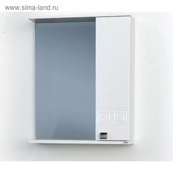 Шкаф-зеркало Этно (с подсветкой ) правый 55