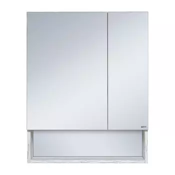 Шкаф-зеркало Кама - 60 с полочкой