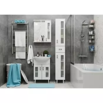 Шкаф-зеркало "КРИСТАЛЛ" 58.01 Пр. 16 х 58 х 71,2 см