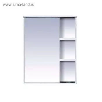 Шкаф-зеркало Misty "Венера 70", левый, комбинированный, с подсветкой