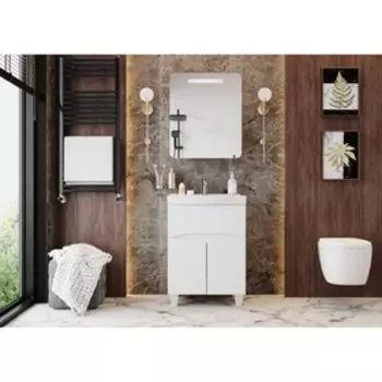 Зеркало шкаф Onika Неаполь 60.01, с подсветкой