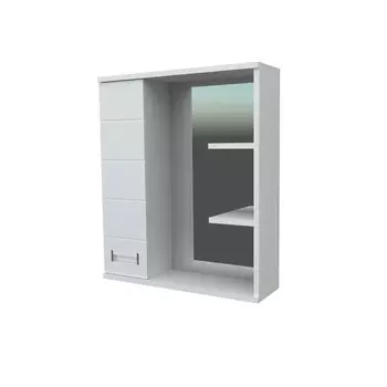 Шкаф-зеркало "Ника 60" 15 х 60 х 70 см, опт от 5 штук