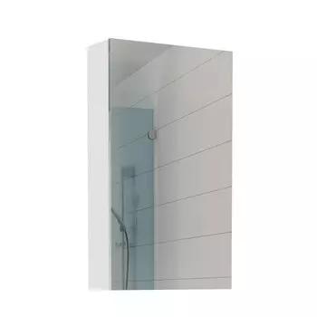 Зеркало шкаф для ванной комнаты Айсберг Норма 40, 1 дверь