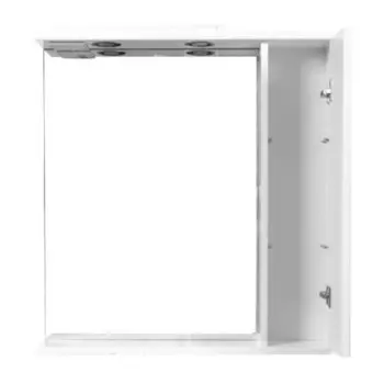 Шкаф-зеркало "Палермо 75", цвет белый, 71,4 х 14,5 х 75 см