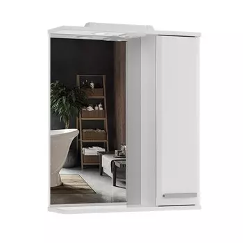 Шкаф-зеркало подвесной SanStar "Аура 60" белый