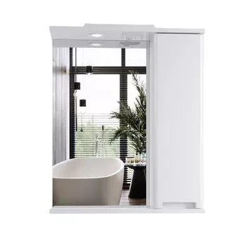 Шкаф-зеркало подвесной SanStar "Ориана 60" белый