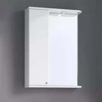 Шкаф-зеркало Spectrum 55, левый, с подсветкой, 55 х 75 х 15 см