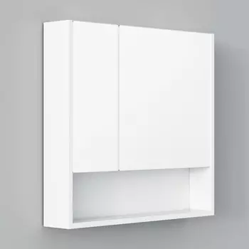 Шкаф-зеркало Spectrum 70, 70 х 65 х 12 см, с доводчиком