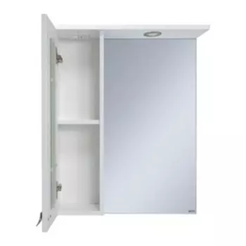 Шкаф-зеркало "Урал - 50" со светом, левое