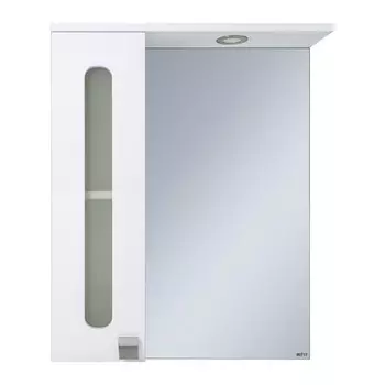 Шкаф-зеркало "Урал - 60" со светом, левое