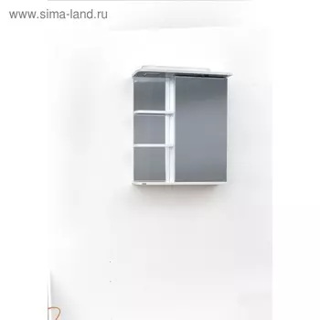 Зеркало – шкаф «Версаль», левый, с подсветкой, 550150700 мм, цвет белый