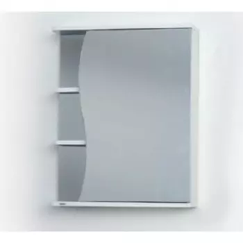 Зеркало – шкаф «Виола», левый, 550150700 мм, цвет белый