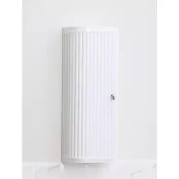 Шкафчик угловой Hilton Left, подвесной, снежно-белый