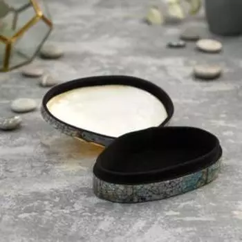 Шкатулка "Аравинда" 15х9,5х5 см ракушка