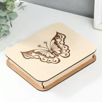 Шкатулка "Бабочка" 17х14х3 см