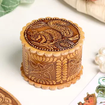 Шкатулка для украшений «Белочка», 4025 мм, береста