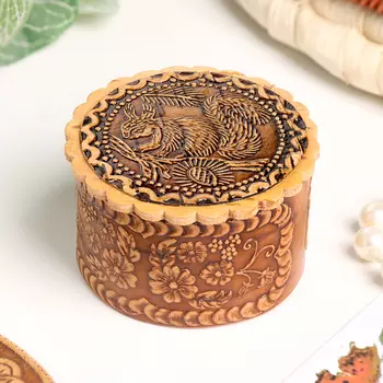 Шкатулка для украшений «Белочка», 5035 мм, береста