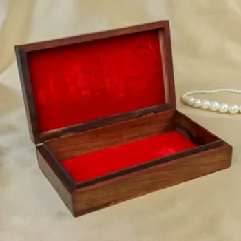 Шкатулка "Блеск" дерево 25х15х6 см