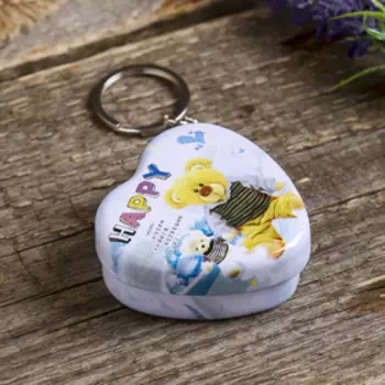 Шкатулка-брелок "Мишутка" МИКС 4,5х5х2 см