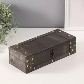 Шкатулка для украшений «Графит», дерево, 11.528.88 см