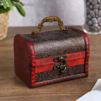 Шкатулка дерево "Лаконичность" 12х8х8 см