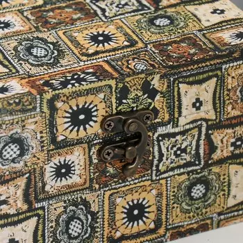 Шкатулка дерево "Пэчворк" 16х12х10 см