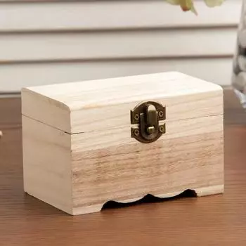 Шкатулка для росписи дерево «Сундучок», для творчества, декора, 7.57.512 см