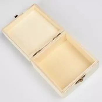 Шкатулка дерево под роспись "Единорожка среди облачков" 5х10х10 см