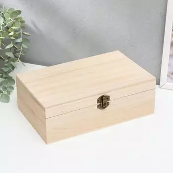 Шкатулка дерево под роспись "Сундук с ящиком" 8,5х24х15 см