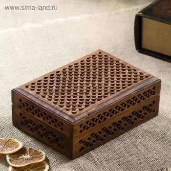 Шкатулка «Резная», 18136 см, дерево