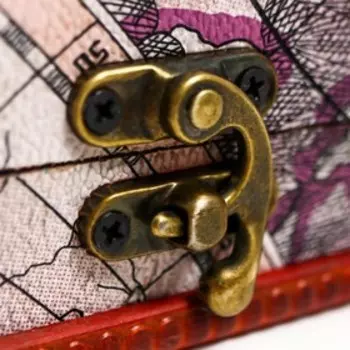 Шкатулка для украшений «Сундук. Карта», для мелочи, дерево, 669 см