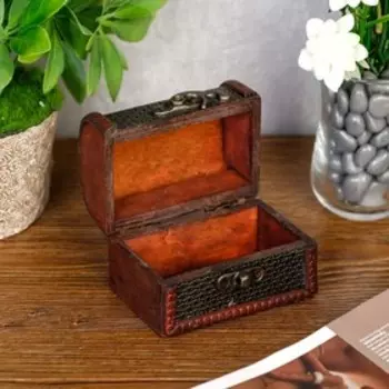 Шкатулка для украшений «Сундучок. Сеточка», дерево, 685.5 см