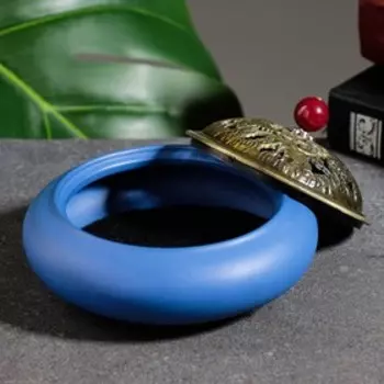 Курильница для благовоний порошковых и конусов «Синий», 116 см